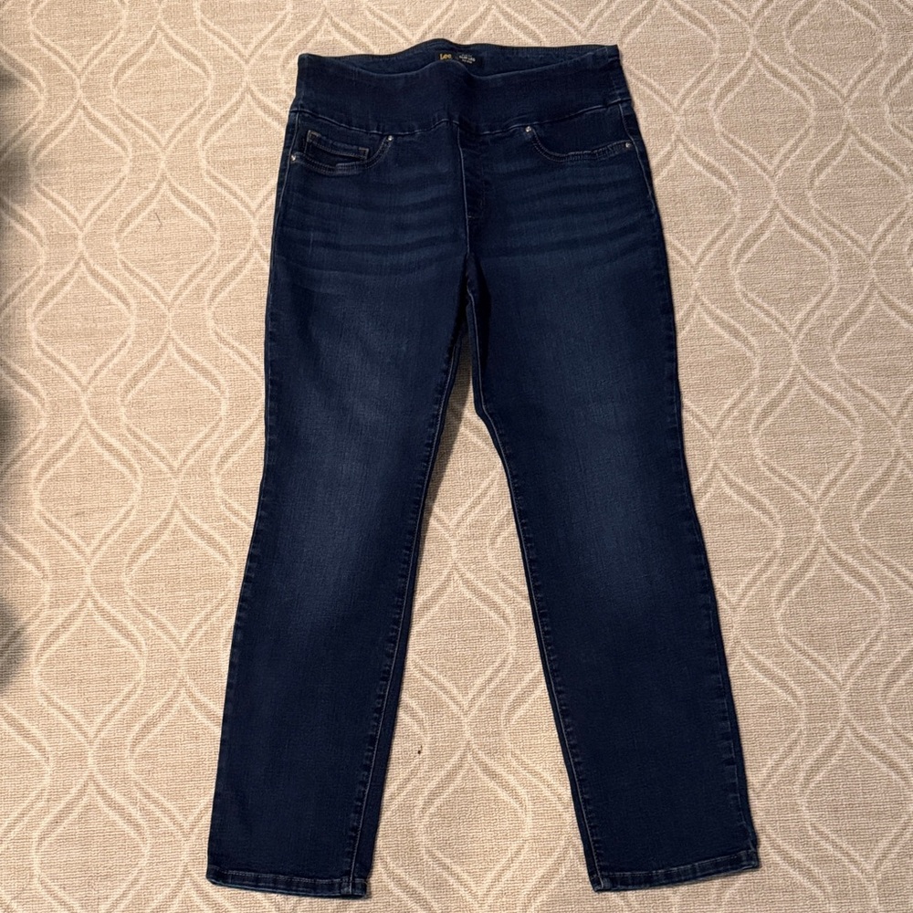 Lee Women's Deep Indigo Skinny Jeans, comfort waist. - Picture 4 of 6
